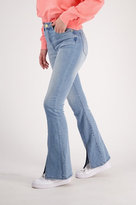 SUNRISE SLIT JEANS VINTAGE BLUE 5