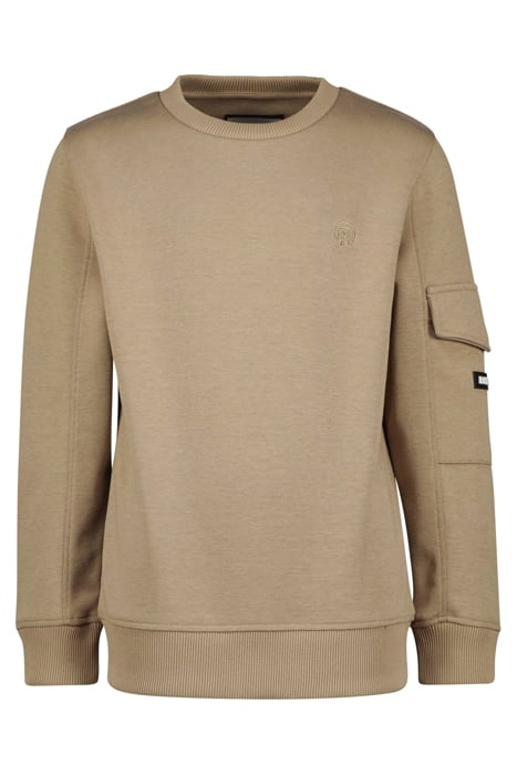 BOYS MARSHALL SWEATER FADED BROWN 1