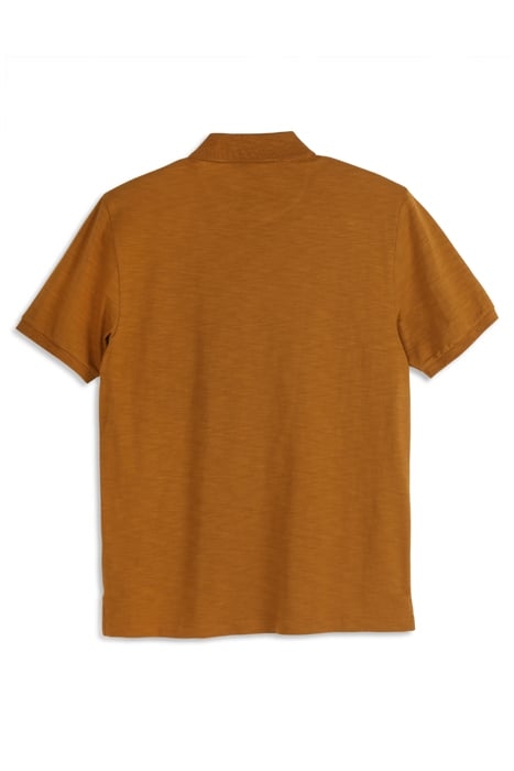 SLUB SS POLO GOLDEN RUST 2