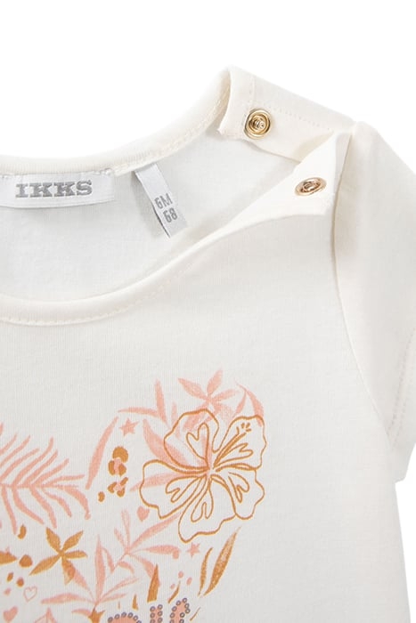 BABY GIRLS’ ECRU T-SHIRT AND CAMEL SHORTS OUTFIT 6