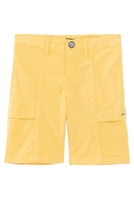 BOYS' YELLOW CARGO BERMUDA SHORTS 1