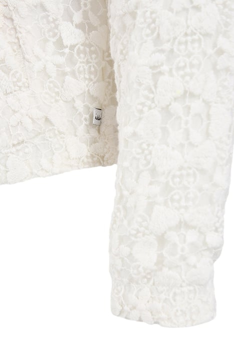 GIRLS’ OFF-WHITE LACE BIKER-STYLE JACKET 7