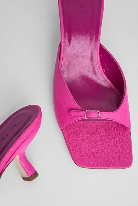ERIN HOT PINK GRAINED LEATHER PINK 3