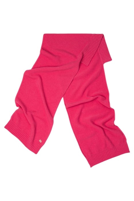 COLLAR SCARF ROSE WOOL ROSE 1