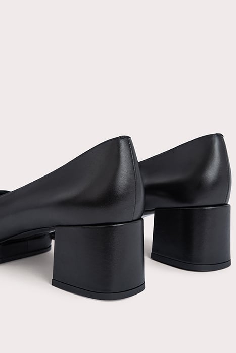 SAVA BLACK PATENT AND NAPPA LEATHER BLACK 5