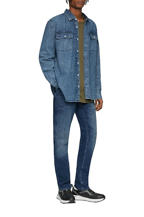 S.OLIVER-QS SHIRTS BLUE-DENIM 1