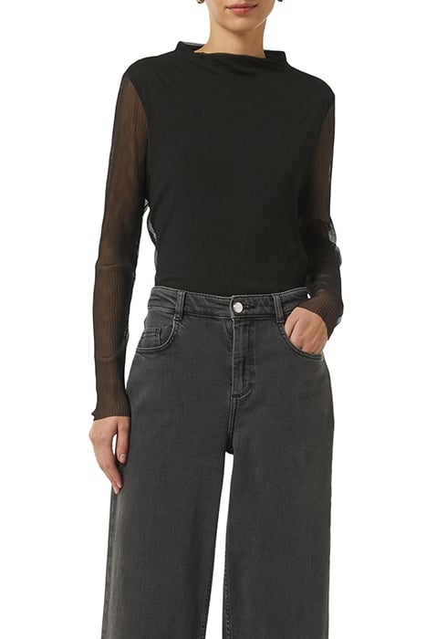 COMMA T-SHIRTS BLACK 1