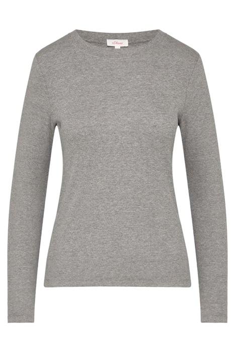 S.OLIVER T-SHIRTS GREY/BLACK 3