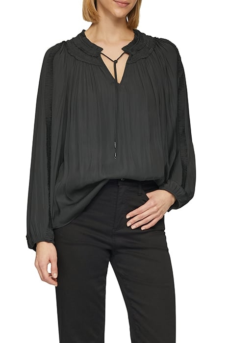 S.OLIVER BLOUSES BLACK 1