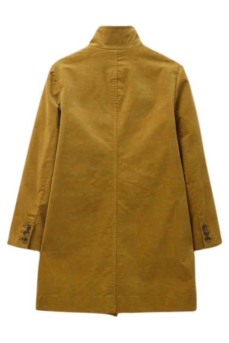 KARLA VELVET COAT MID CHARTREUSE 2