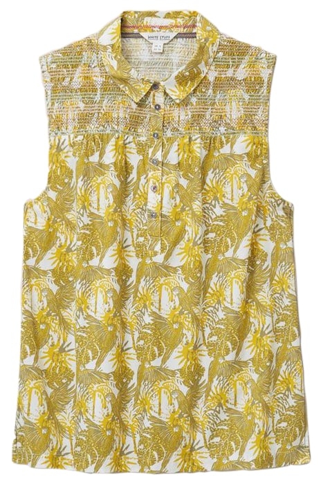 GIANNA COTTON SHIRT GREEN MULTI 2