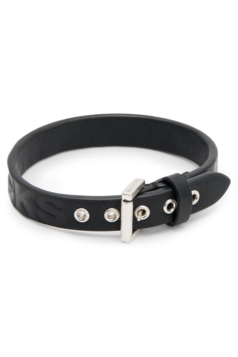 AS ROCKS LTHR BRCLT BLACK/WARM SILVER 1