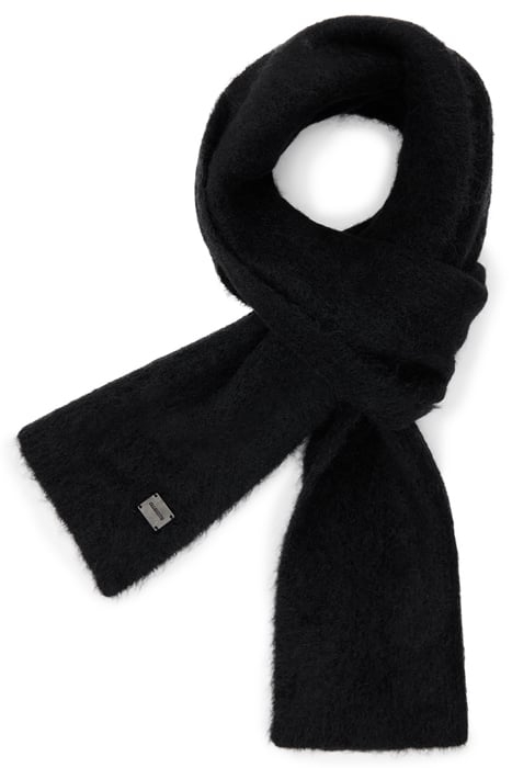 STEPH BRUSH SCARF BLACK 1
