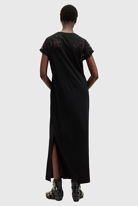 ANNA SNK MAXI DRESS BLACK 2