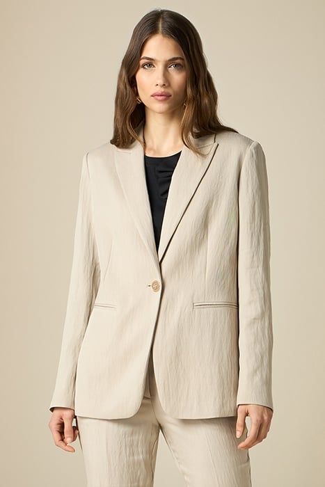 TENCEL-BLEND BLAZER NATURAL 1