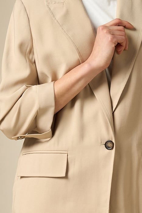 VISCOSE TWILL BLAZER NATURAL 4