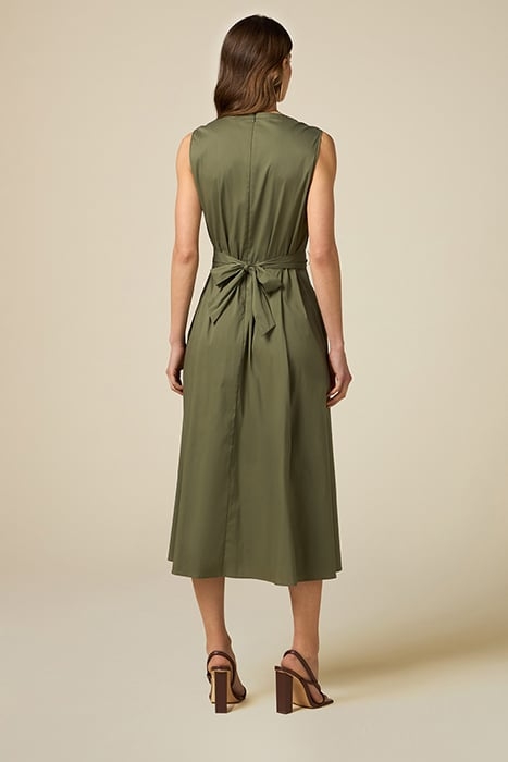 LONG DRESS WITH JEWEL BELT GREEN 2