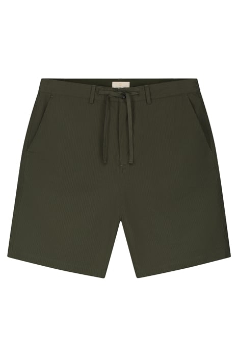 DS_JAMES SEERSUCKER SHORTS DARK ARMY 3