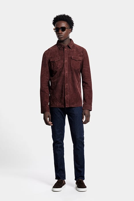 ROBERT OVERSHIRT BORDEAUX 2