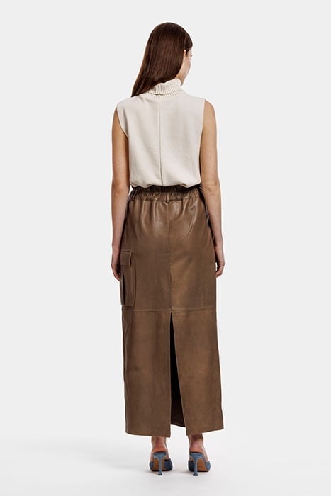 MANDY SKIRT DARK SAND 2
