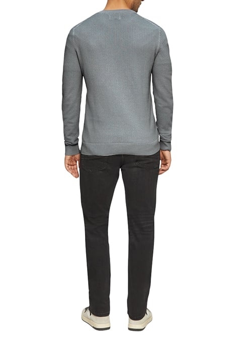 S.OLIVER PULLOVER GREY/BLACK 3