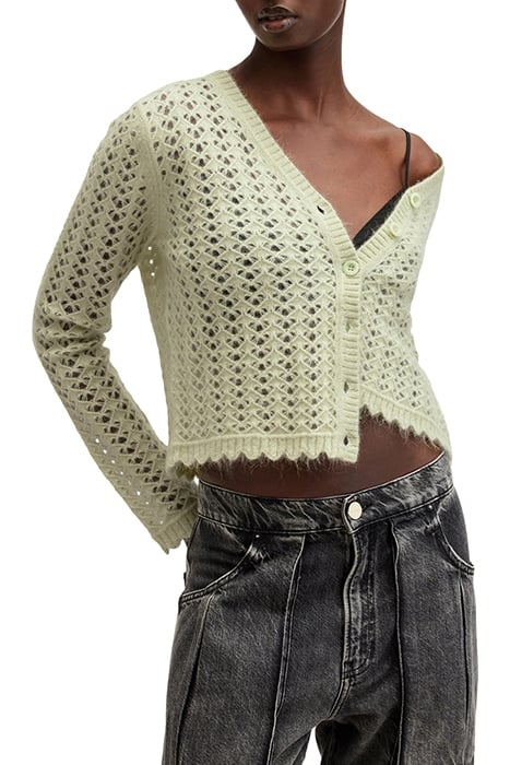 VIVIAN CARDIGAN EARTH GREEN 7
