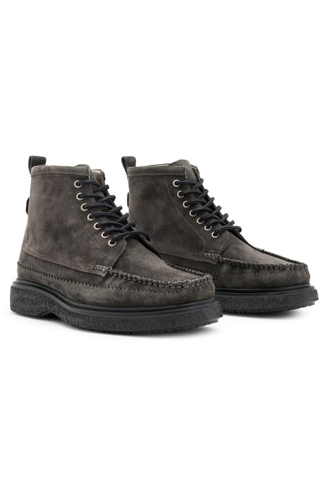 GIBBS MOC SUEDE BOOT CHARCOAL GREY 2