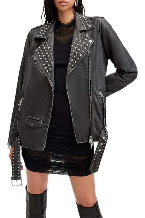 BILLIE CONICAL BIKER BLACK/GREY 1