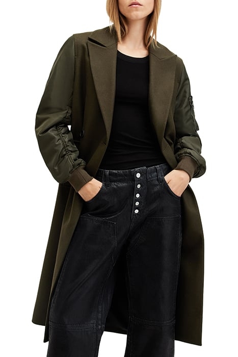 PAULAH COAT KHAKI GREEN 6