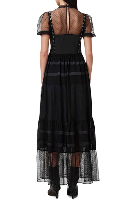 RYLA DOT DRESS BLACK 2