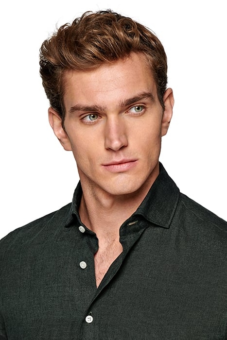 DARK GREEN SLIM FIT SHIRT 6