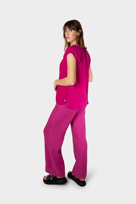 T-SHIRT CAP SLEEVES FESTIVAL FUCHSIA 4
