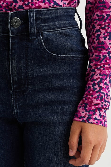 5-POCKET HIGH RISE DARK BLUE 4