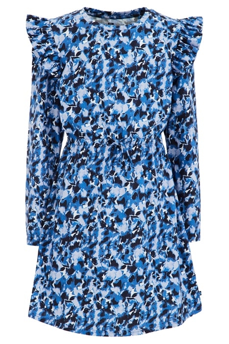 DRESS MID LENGTH BLUE 3