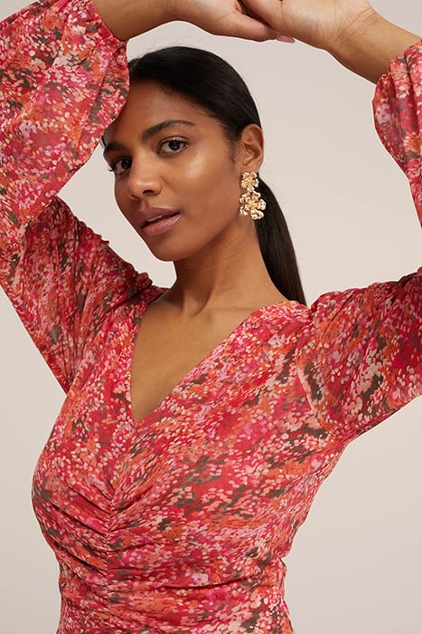 DRESS MIDI MULTI-COLOURED 5