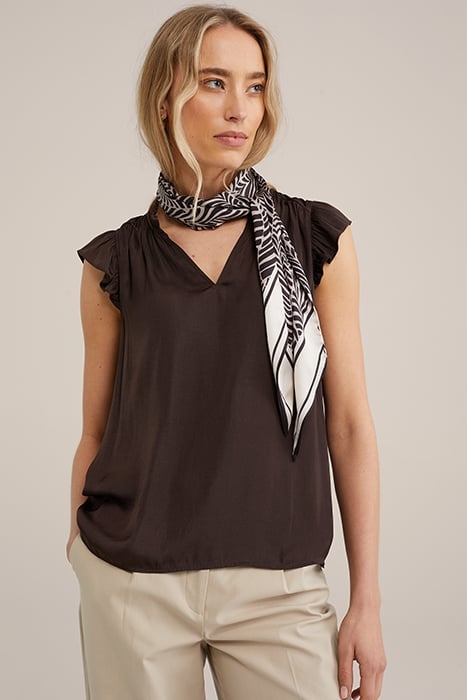 BLOUSE DARK BROWN 5