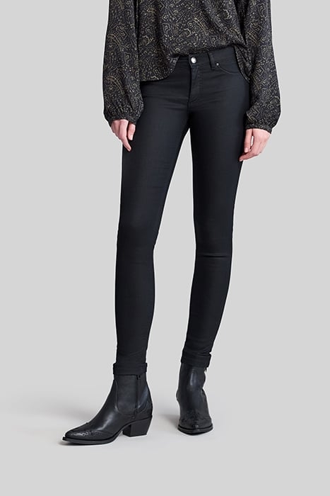 LOW WAIST BLACK JEGGINGS 1