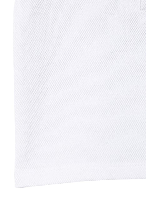 BABY BOYS’ WHITE ORGANIC COTTON POLO SHIRT, IKKS LOGO 5