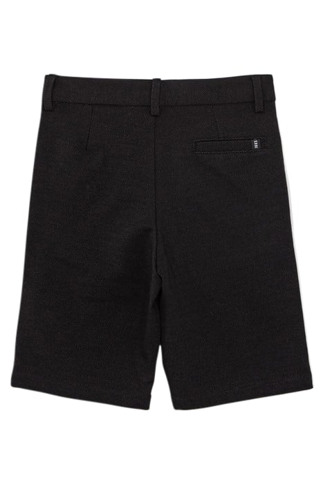 BOYS’ BLACK SEMI-PLAIN OCCASIONWEAR SUIT BERMUDA SHORTS 2