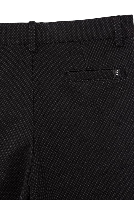 BOYS’ BLACK SEMI-PLAIN OCCASIONWEAR SUIT BERMUDA SHORTS 4