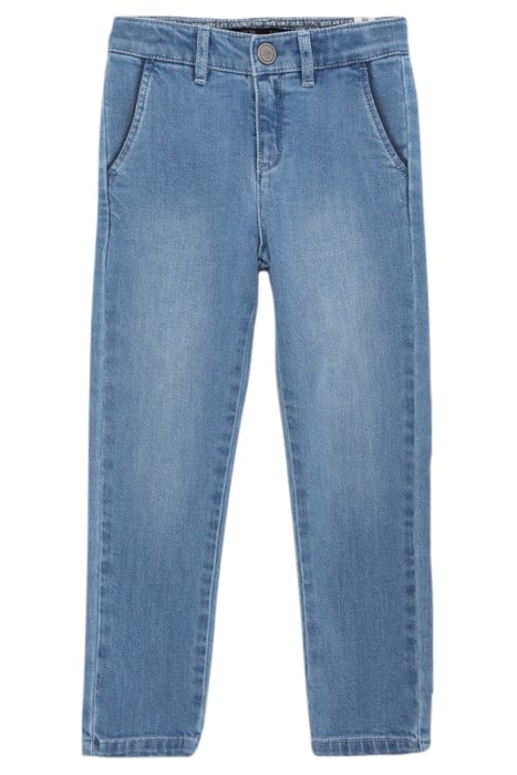 BOYS’ BLUE STRAIGHT JEANS WITH PIPED POCKETS 1