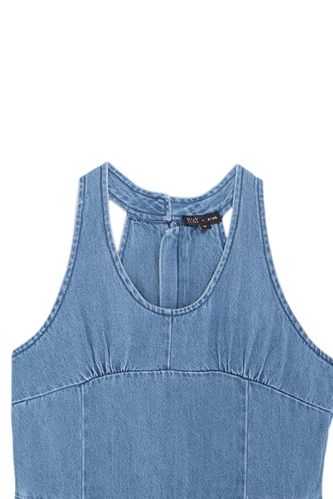 GIRLS’ BLUE DENIM RETRO VIBE PLAYSUIT 3
