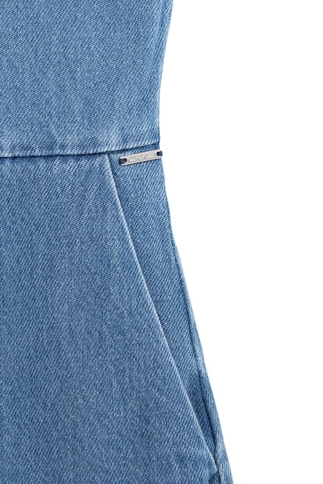 GIRLS’ BLUE DENIM RETRO VIBE PLAYSUIT 4