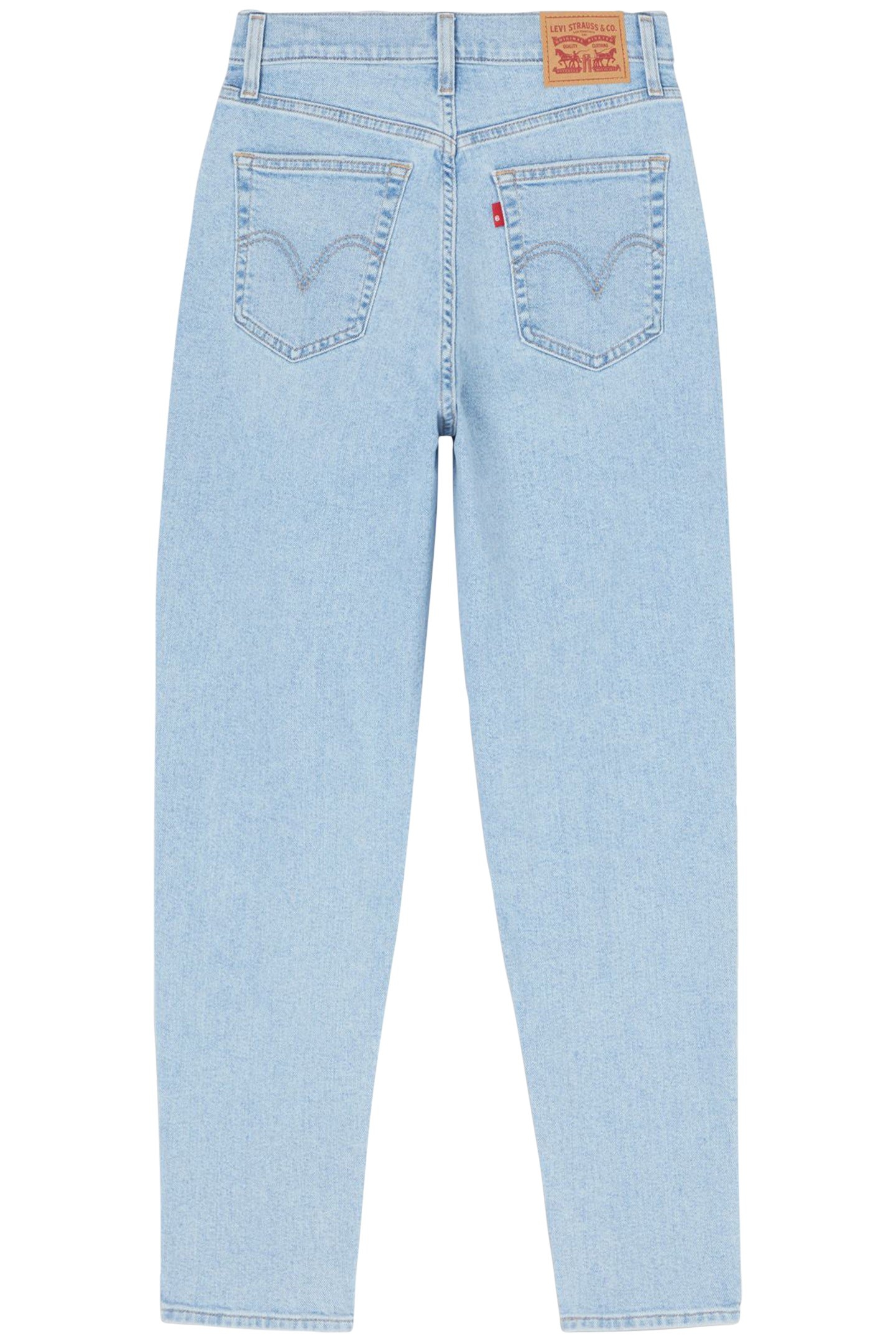 HIGH WAISTED TAPERED MOM JEANS 4