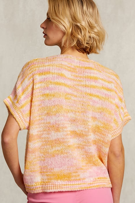 PINK ORANGE STRIPED TANK TOP 2