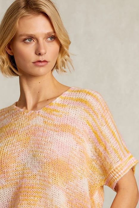 PINK ORANGE STRIPED TANK TOP 4