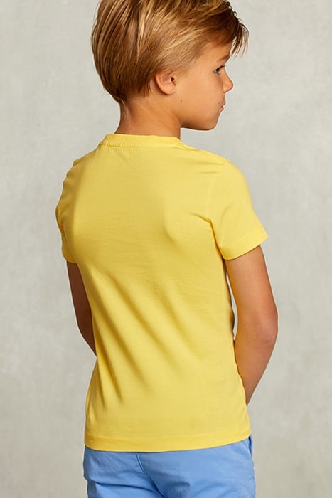 NORMAL FIT BASIC T-SHIRT IN BUTTERFLY YELLOW 2