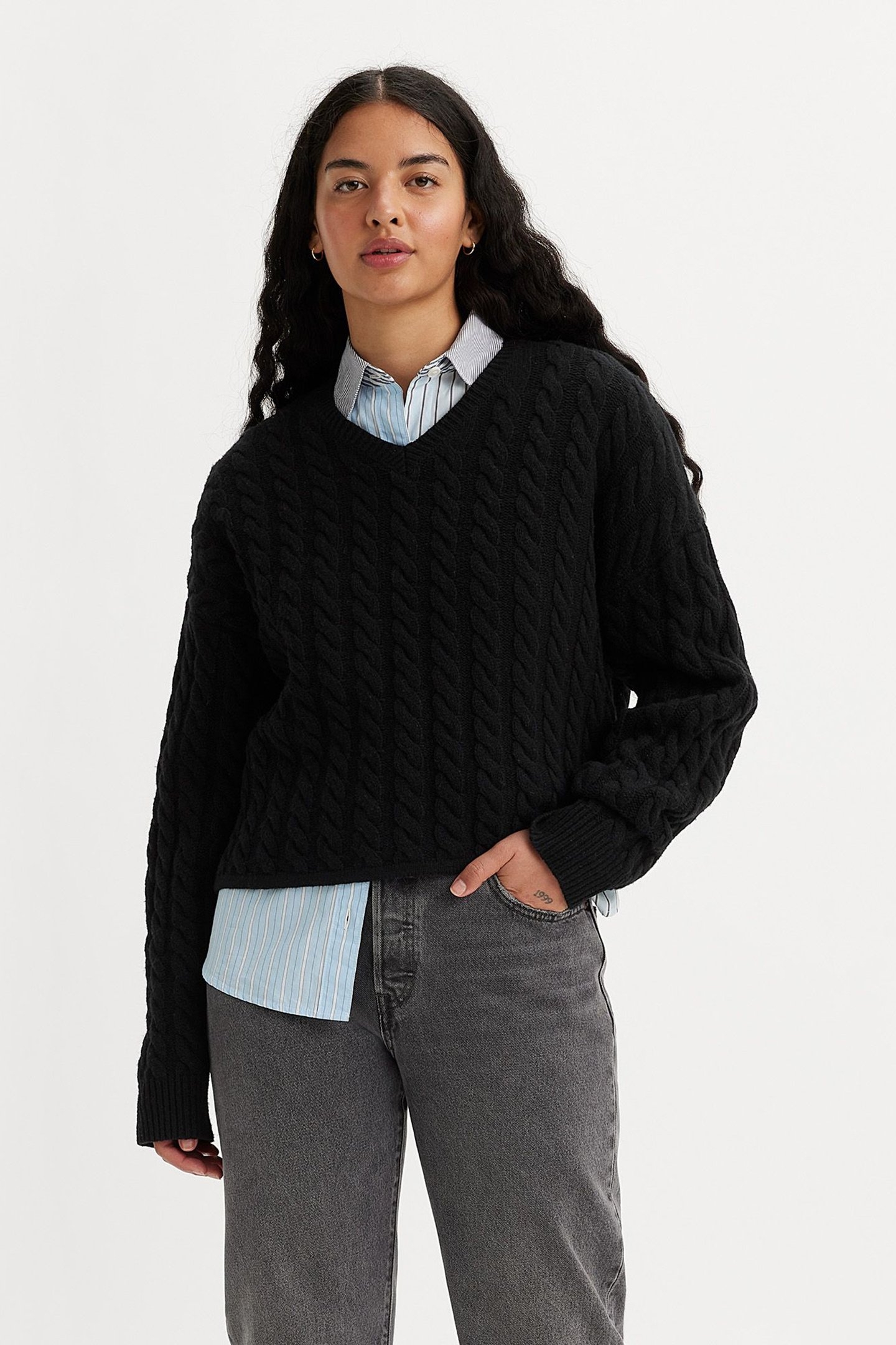 RAE SWEATER CAVIAR 1