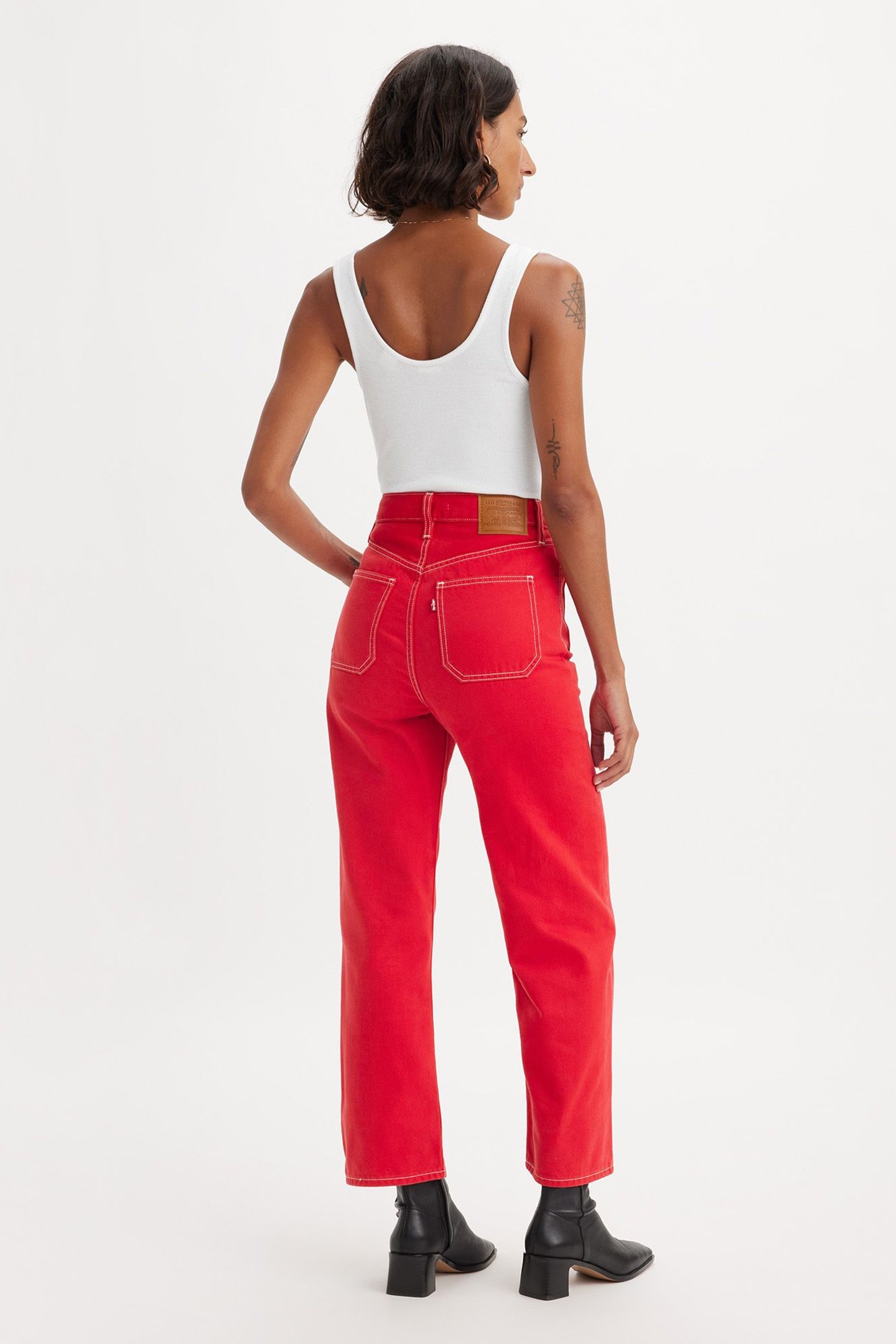 RIBCAGE STRAIGHT PATCH POCKET JEANS 3