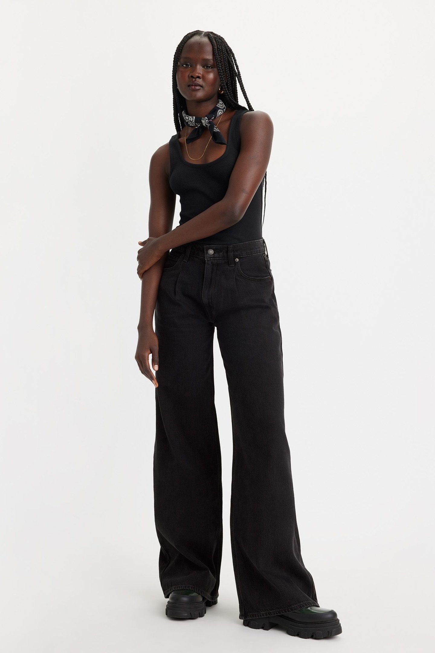 BAGGY DAD WIDE LEG LIGHTWEIGHT JEANS 4